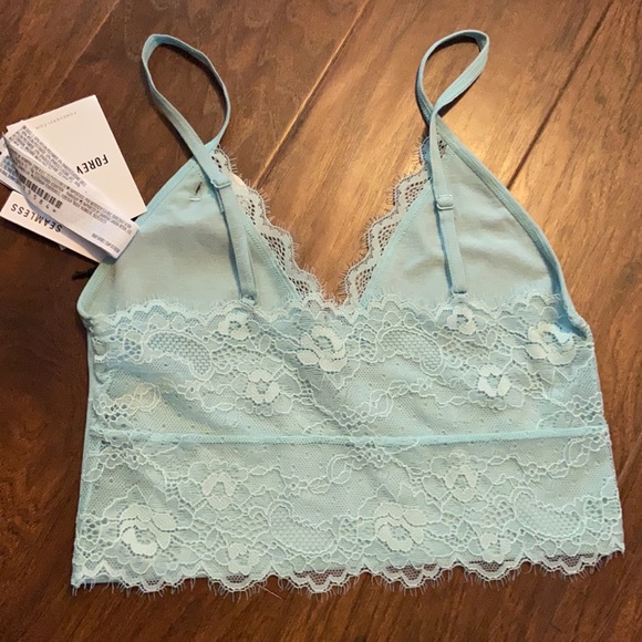 SOLD-NWT Seafoam Lace Bralette - Picture 2 of 3
